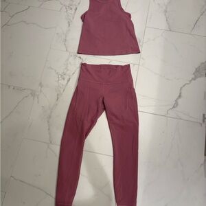 Lululemon Tank Top and Leggings Set
